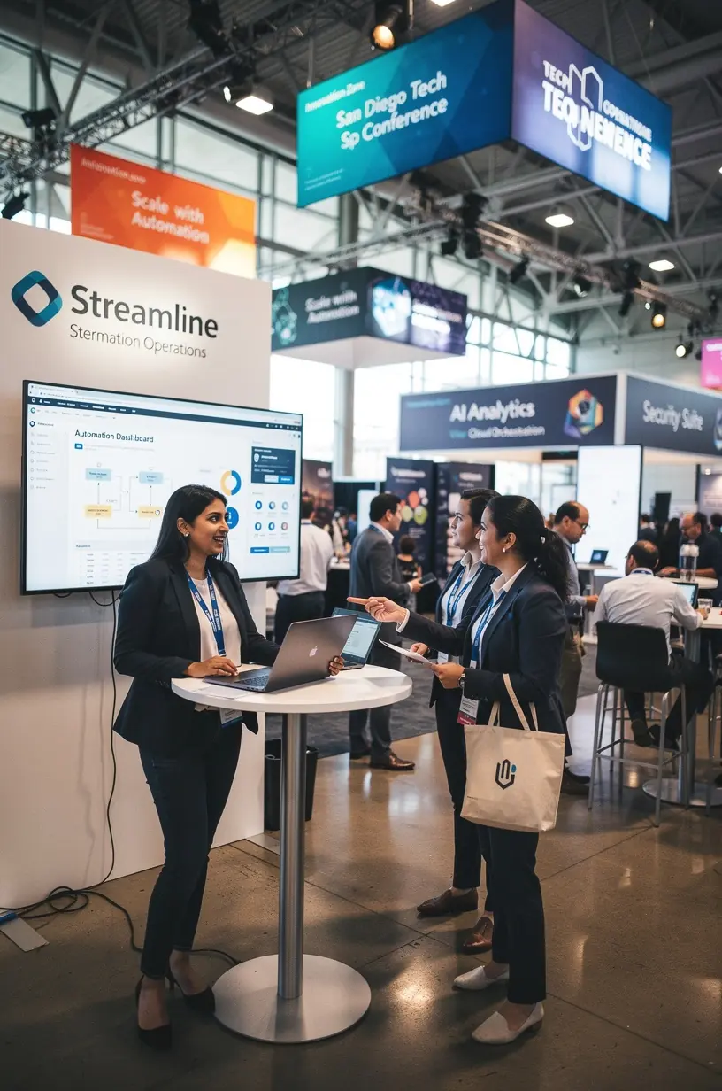 Diagram showing step-by-step process automation to reduce manual tasks in software systems.