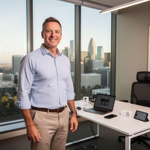 Illustration of interconnected software tools automating business tasks to increase efficiency.